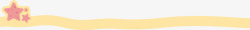 黄色星星边框纹理素材