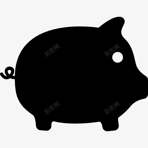 扑满图标png_新图网 https://ixintu.com 动物 存钱箱 存钱罐 小猪存钱罐 猪 现金箱 钱箱