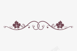 红酒标题设计葡萄藤边框高清图片