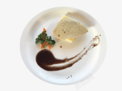 煎制冰镇法式美味鹅肝高清图片
