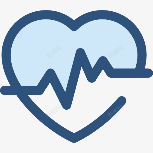 脉冲图标png_新图网 https://ixintu.com 医学图 心脏 脉冲率 脉搏 跳动 频率
