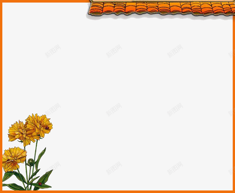 花卉花朵边框相框png免抠素材_新图网 https://ixintu.com 图片 花卉 花朵 边框