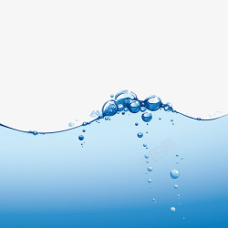 水花模板蓝色水滴背景高清图片
