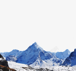 山脉插图喜马拉雅山脉拍摄图元素高清图片
