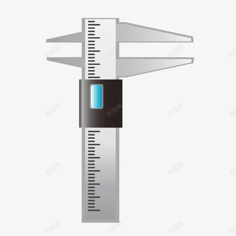 游标卡尺png免抠素材_新图网 https://ixintu.com 尺子 工具 测量 游标卡尺