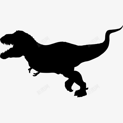 雷克斯霸王龙的轮廓图标png_新图网 https://ixintu.com 侧视图 动物 动物王国 形状 恐龙 熄灭 雷克斯霸王龙