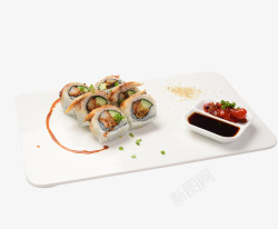 八爪鱼饭鳗鱼饭团寿司高清图片