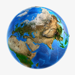 像地球表面的球体蓝色地球高清图片