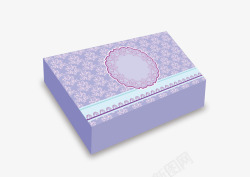 紫色盒子素材