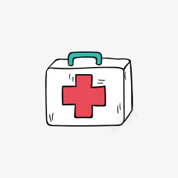 红十字医疗箱红白色医疗箱高清图片