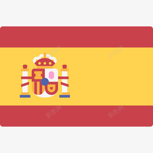 西班牙图标png_新图网 https://ixintu.com 世界国旗 国家 民族 西班牙国旗