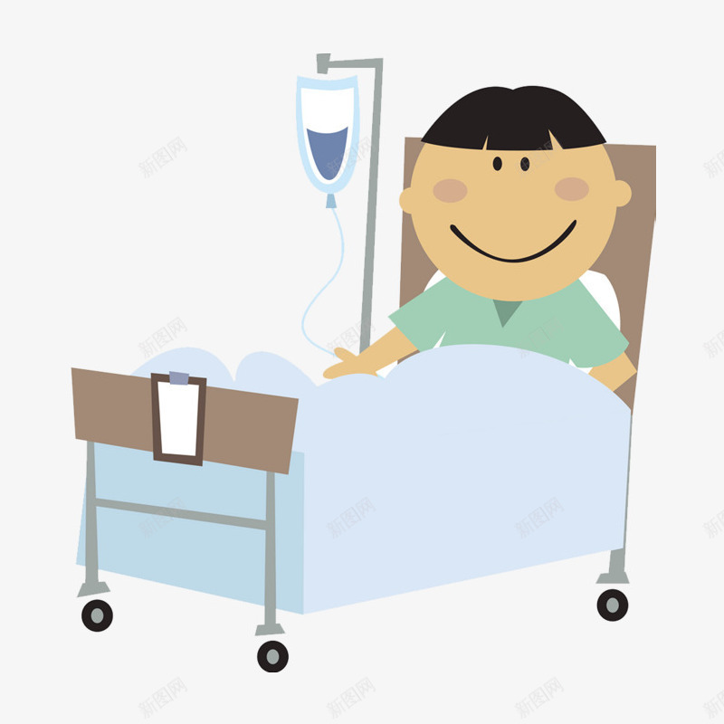 儿童输液图标psd_新图网 https://ixintu.com 儿童 医院 平面 床位 康复 微笑 挂吊针 治疗 设计