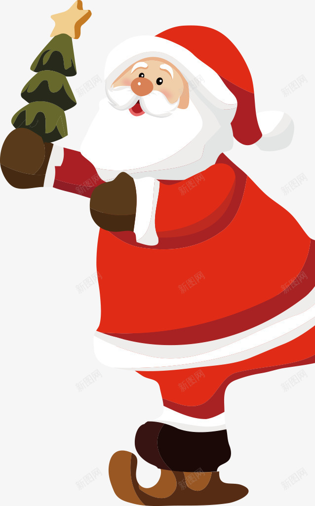 滑雪的圣诞老人卡通圣诞老人png免抠素材_新图网 https://ixintu.com 卡通圣诞 圣诞老人 圣诞节 圣诞节老公公 滑雪
