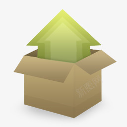 盒子上传免费的图标png_新图网 https://ixintu.com ascend box increase rise up upload 上传 了 增加 提升 盒子