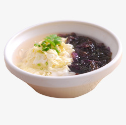 产品实物美食紫菜蛋汤素材