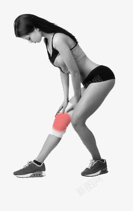受伤的膝盖png免抠素材_新图网 https://ixintu.com 关节 女性 病重 膝盖贴