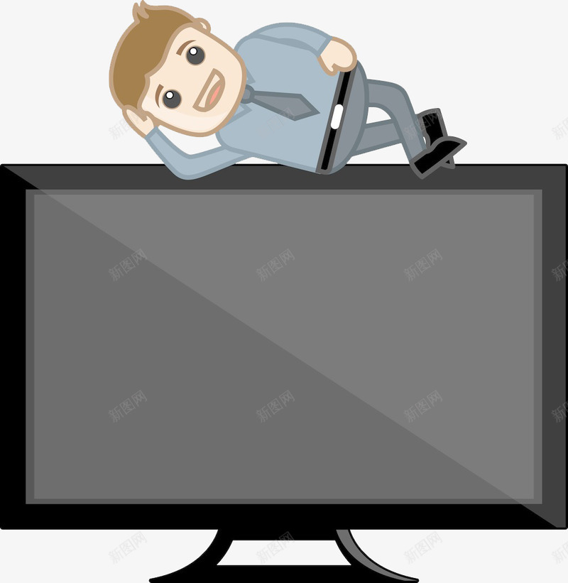 液晶电视屏png免抠素材_新图网 https://ixintu.com 卡通电视屏 手绘电视屏 电视屏 电视机 超薄电视屏 躺在电视屏上