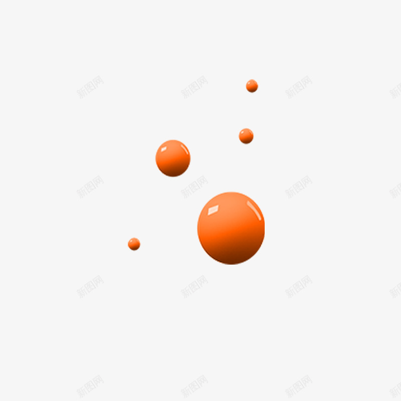 漂浮的橙色球体png免抠素材_新图网 https://ixintu.com 在空中的球 形状 漂浮 球 球体