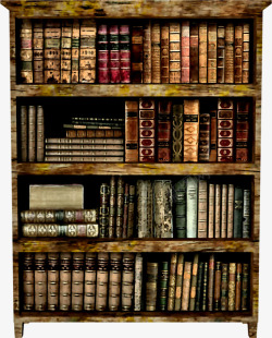 书架上的书籍书架上的书籍高清图片