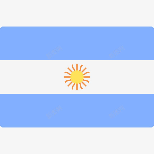 阿根廷图标png_新图网 https://ixintu.com 世界 国家 旗帜 民族 阿根廷