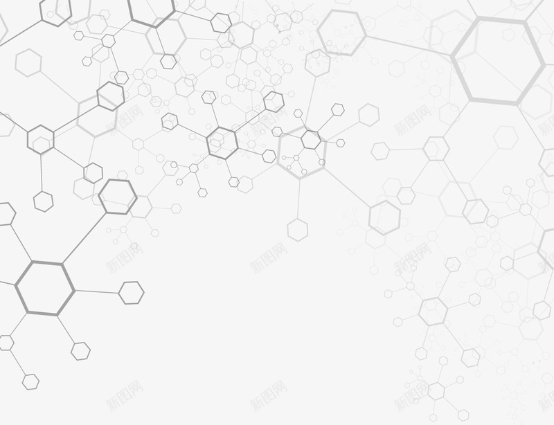 化学结构背景矢量图ai免抠素材_新图网 https://ixintu.com 六边形 分子结构 化学分子 化学结构 矢量背景 背景装饰 矢量图