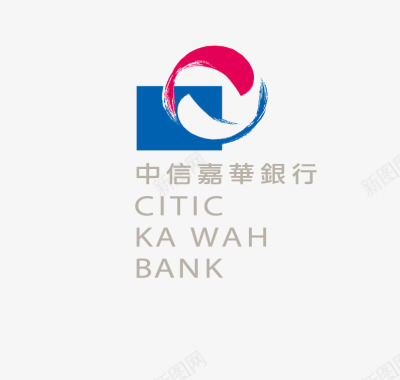中信嘉华银行矢量图图标图标