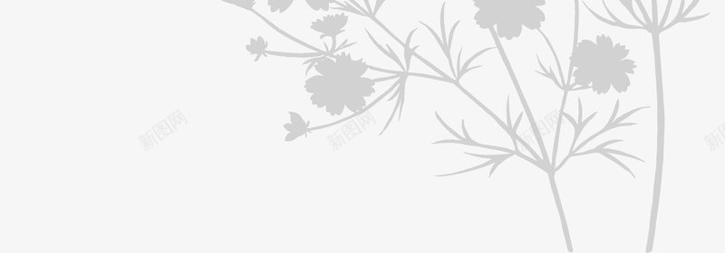线描花卉植物剪影图案矢量图ai免抠素材_新图网 https://ixintu.com 儿童植物简笔画 创意 手绘图案 手绘花朵叶子 手绘风装饰图案 植物剪影 线描花卉 矢量图