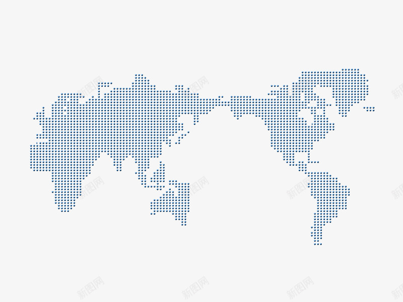 蓝色创意合成世界地图png免抠素材_新图网 https://ixintu.com 世界 创意 合成 地图 蓝色
