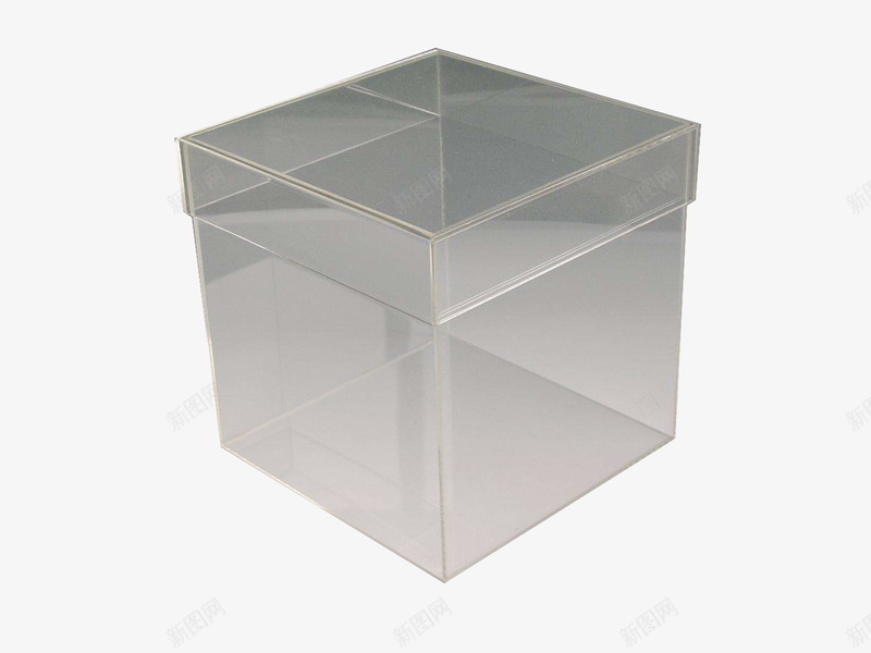亚克力盒子png免抠素材_新图网 https://ixintu.com 亚克力板 产品实物 免费素材 正方形盒子 盒子 透明 透明亚克力 透明盒子