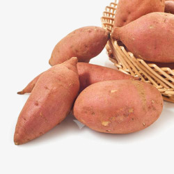 地瓜球实物有机红薯高清图片