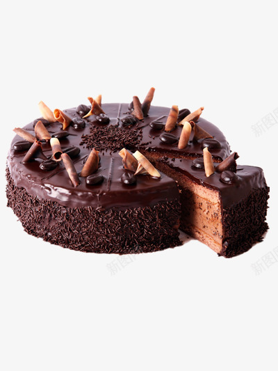 巧克力蛋糕png免抠素材_新图网 https://ixintu.com 巧克力 烘焙 甜点 甜食 生日蛋糕 糕点 美食 蛋糕 面包房 高档零食