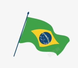 巴西旗帜素材