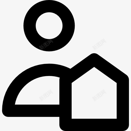 代理图标png_新图网 https://ixintu.com 人 家庭 房地产 房子 销售代理