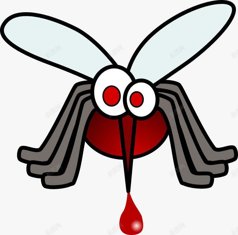 吸血的蚊子png免抠素材_新图网 https://ixintu.com 吸血 蚊子 飞行 鲜血
