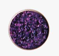 月子米粥紫色米酒醪糟粥高清图片