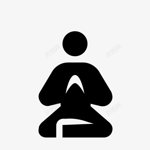 大师冥想运动体育运动Andr图标png_新图网 https://ixintu.com Guru meditation sport 冥想 大师 运动
