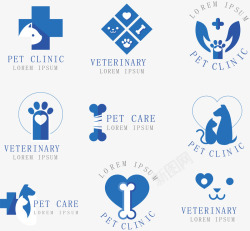 动物医院动物医疗logo图标高清图片