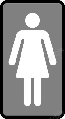 女性厕所标图标图标