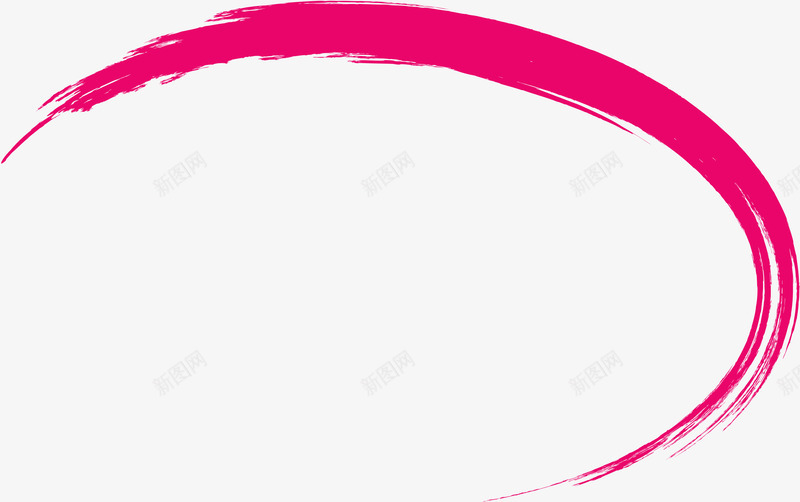 红色水笔勾勒弧形形状png免抠素材_新图网 https://ixintu.com 勾勒 弧形 形状 水笔 素材 红色