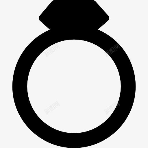 结婚戒指图标png_新图网 https://ixintu.com 奢侈 新娘的订婚 爱时尚 珠宝 钻石
