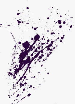 抽象紫色水滴素材