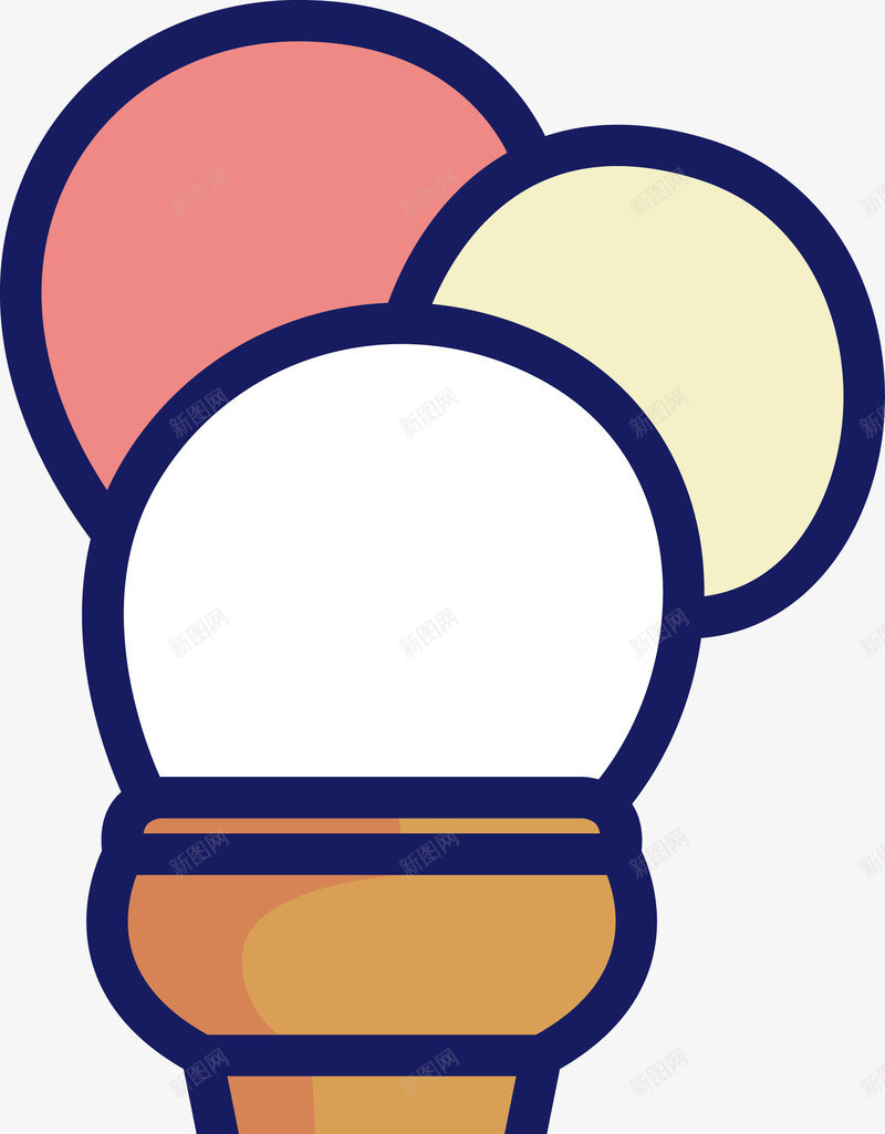 卡通冰淇淋球图图标png_新图网 https://ixintu.com 冰淇淋 冰淇淋标志 冰激凌图标 冰激凌插图 卡通冰淇淋 卡通图标 甜品 甜品图标 酸奶冰淇淋 雪糕图标 饮品