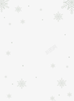 冬日背景素材图片冬日雪花白色背景高清图片