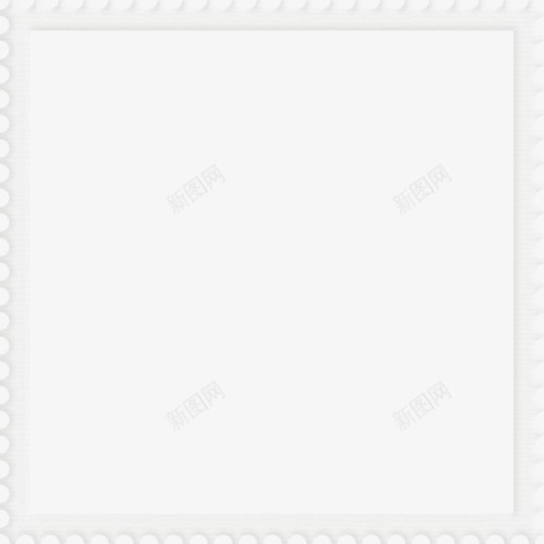 白色边框png免抠素材_新图网 https://ixintu.com 白色 相框 边框 邮票