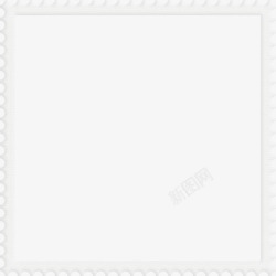 邮票边框白色边框高清图片