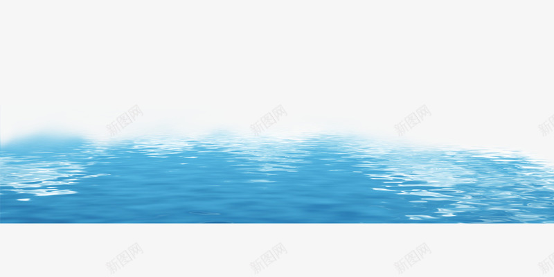 水面png免抠素材_新图网 https://ixintu.com 夏季 大海 插画水面 水 水边 水面 海 海阔天空 蓝色