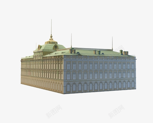 3d建筑大楼png免抠素材_新图网 https://ixintu.com 办公大楼 大楼 实验楼 市政大楼 建筑 楼房