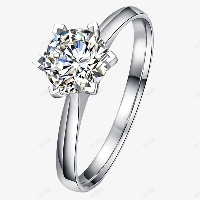 珠宝png免抠素材_新图网 https://ixintu.com 产品实物 戒指 结婚戒指 钻戒 钻石
