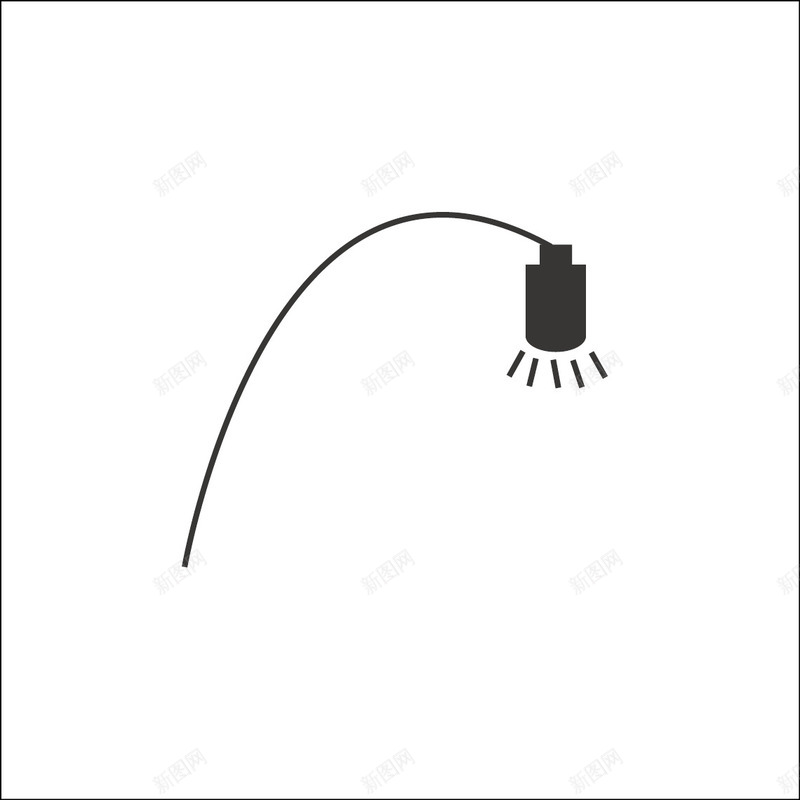 灯与抛物线矢量图ai免抠素材_新图网 https://ixintu.com 卡通 抛物线 灯 生活 绘画 矢量图