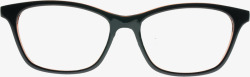 黑眼镜框黑色正面眼镜框高清图片